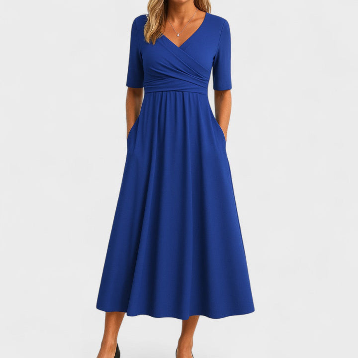 Joana | Vestido midi elegante