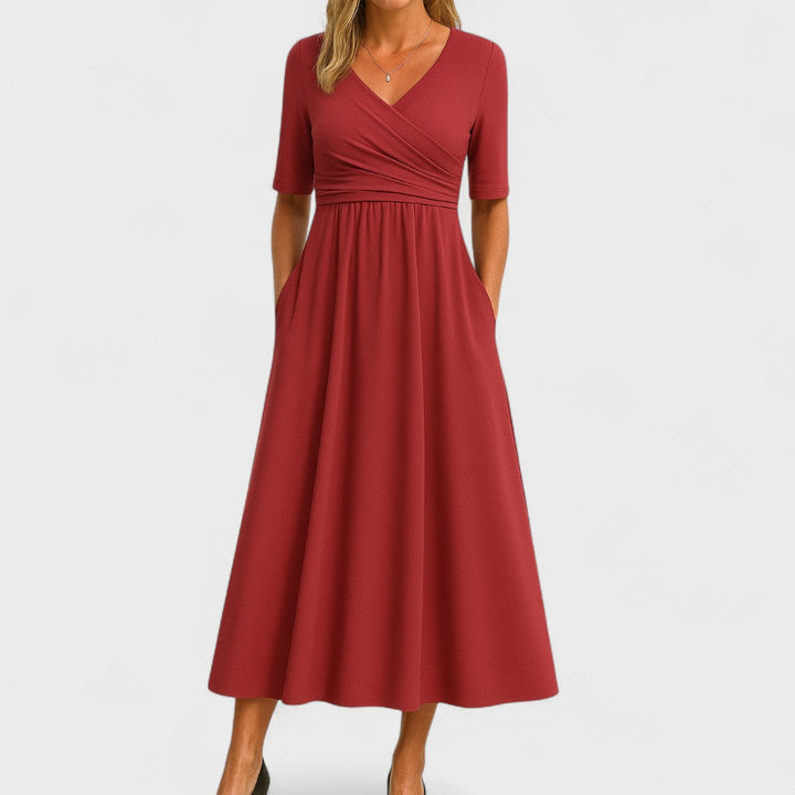 Joana | Vestido midi elegante