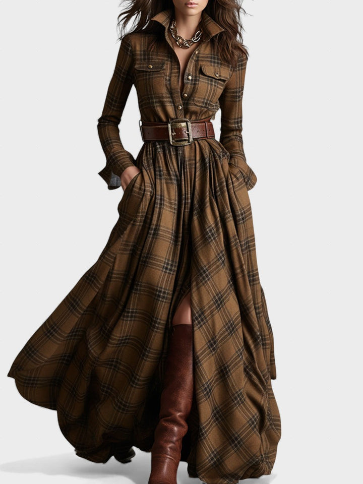 Elena | Camisa Vestido Clásico Elegante